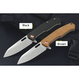 JJ183 Axis Fast Opening Folding Knife With Black G10 And Flax UD407680